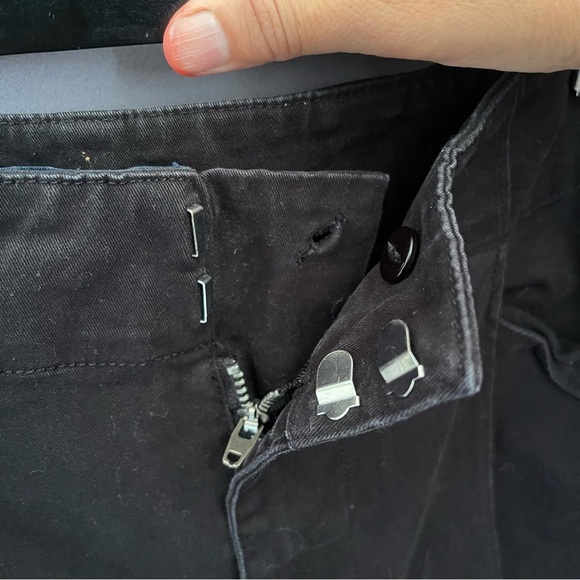 ModCloth Wide leg Pant high waist Black size 10 - Picture 2 of 7